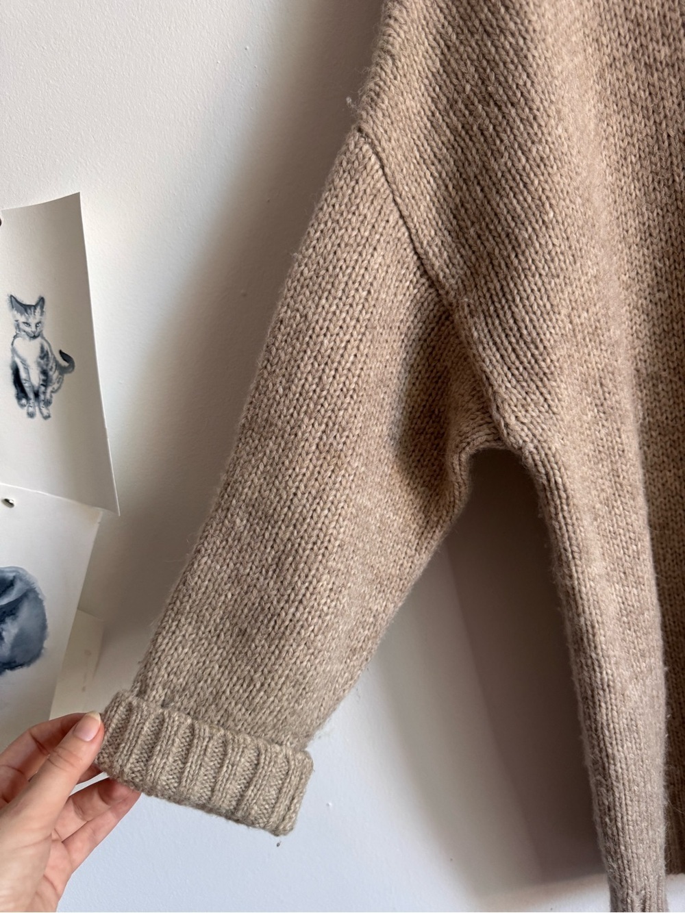Jenni Kayne Alpaca Cocoon Crewneck Sweater M - Picture 10 of 11